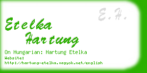 etelka hartung business card